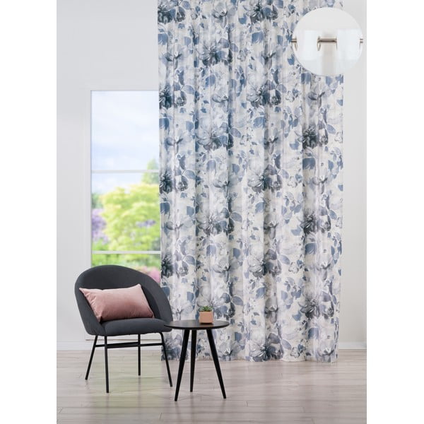 Bijela/siva zavjesa 140x260 cm Nirvana – Mendola Fabrics
