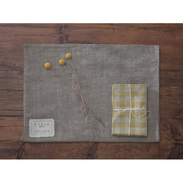 Set od 4 pamučna ubrusa Really Nice Things Beige Vichy, 43 x 43 cm-image-3