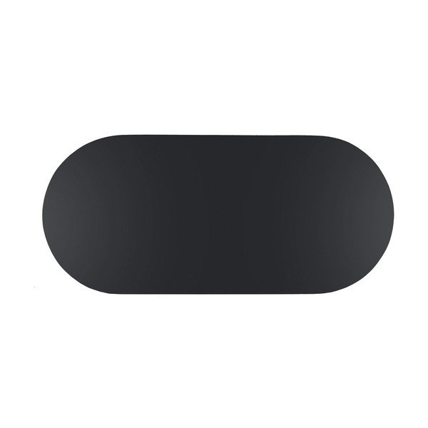 Crni pladanj s ogledalom PT LIVING Oval, širina 18 cm-image-2