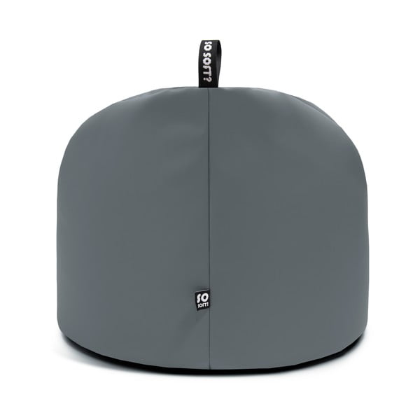 Crna vreća za sjedenje od imitacije kože Round L – So Soft?-image-4