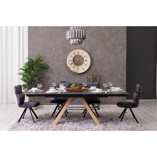 Proširiv keramički blagovaonski stol 90x160 cm Azur – Marckeric-image-1