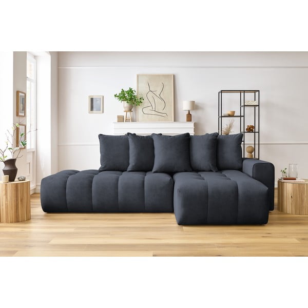 Tamnoplava kutna garnitura (desni kut) Mont-Blanc - Bobochic Paris-image-1