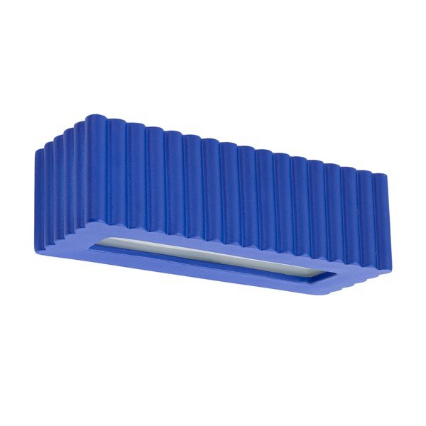 Plava zidna lampa keramička Rivena – Sollux
