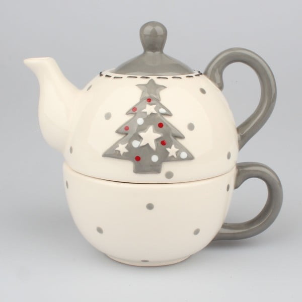 Keramički čajnik s Dakls božićnom šalicom