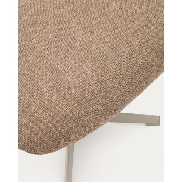 Smeđi tabure Jaspe – Kave Home-image-4