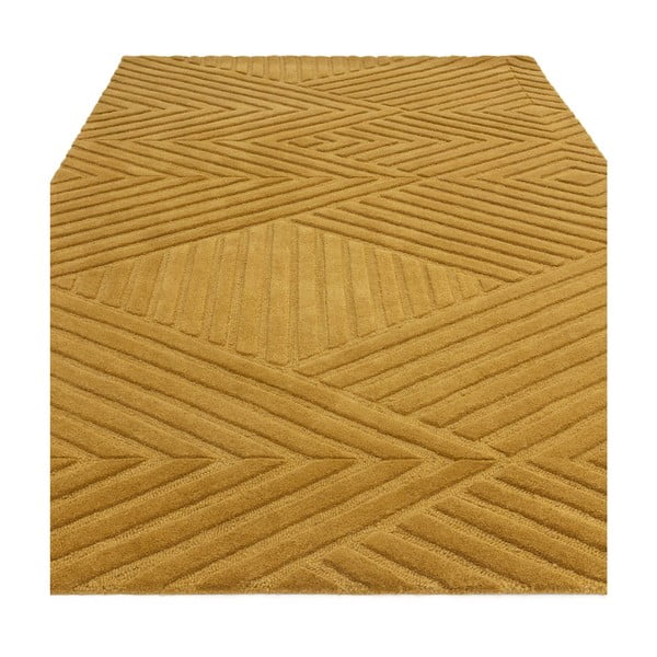 Oker žuti vuneni tepih 120x170 cm Hague – Asiatic Carpets-image-4