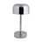 LED stolna lampa u srebrnoj boji s metalnim sjenilom (visina 24,5 cm) James – Leitmotiv