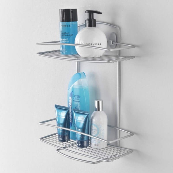 Zidni stalak s 2 nivoa Metaltex Onda, 26 x 35 cm-image-1