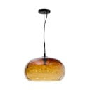 Jantarna staklena viseća svjetiljka sa staklenim sjenilom ø 40 cm Balma – Kave Home