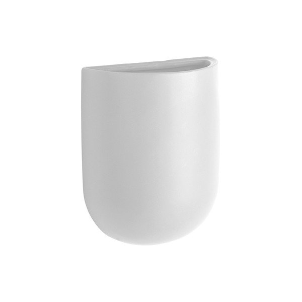 Mat bijela zidna keramička tegla za cvijeće PT LIVING Oval-image-2