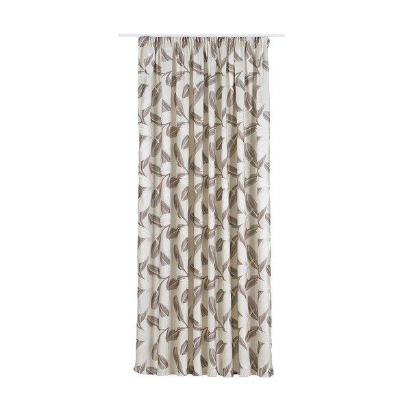 Smeđo-krem zavjesa 210x245 cm Nydia – Mendola Fabrics-image-2