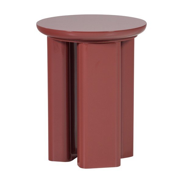 Okrugao pomoćni stol u sjajnom dekoru ø 40 cm Orivo – WOOOD