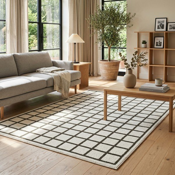 Tamno zeleni/krem tepih 160x230 cm Picnic – ESTE-image-1
