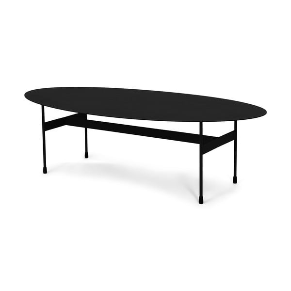 Crni metalni stolić za kavu 39x120 cm Mira – Spinder Design