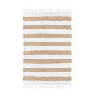Bijeli/u prirodnoj boji tepih 50x80 cm Sagane – douceur d'intérieur