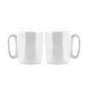 Bijele šalice u setu 2 kom za espresso od kamenine 80 ml Fuori – Vialli Design