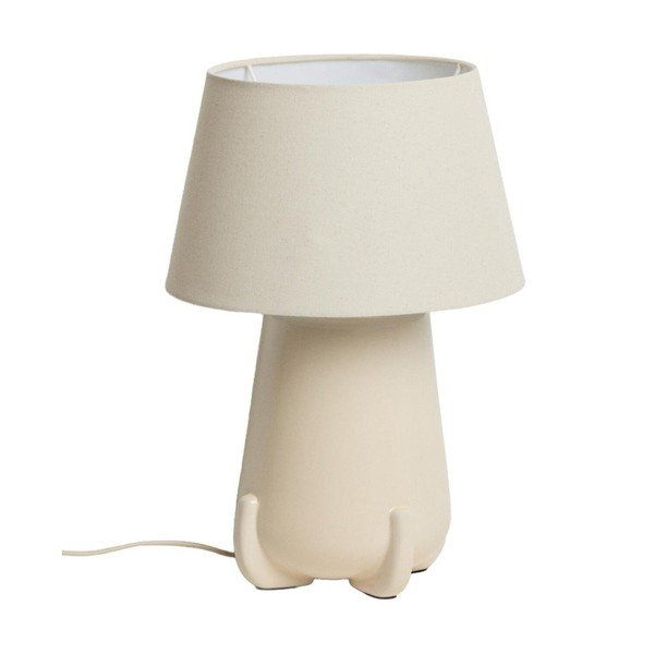 Bež/boje slonovače stolna lampa keramička (visina 45,5 cm) Odra – Kave Home