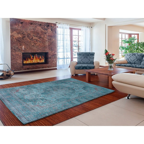 Plavi tepih od viskoze Universal Lara Aqua, 120 x 170 cm-image-3