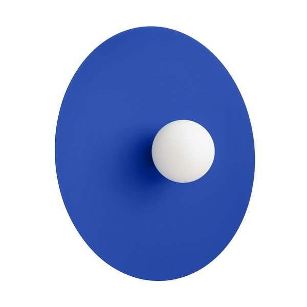 Tamno plava metalna zidna lampa ø 50 cm AKE – Thoro