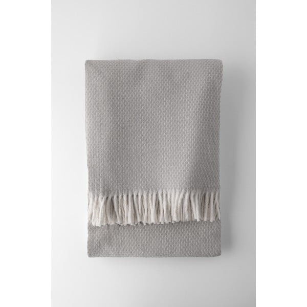 Svijetlosivi pokrivač s pamukom Euromant Zen, 140 x 160 cm