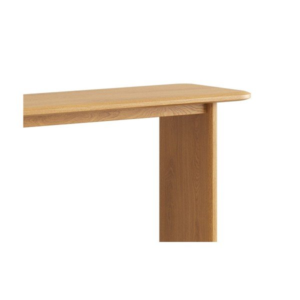 Pomoćni stol od punog hrasta u prirodnoj boji 40x120 cm Charlotte – Micadoni -image-3