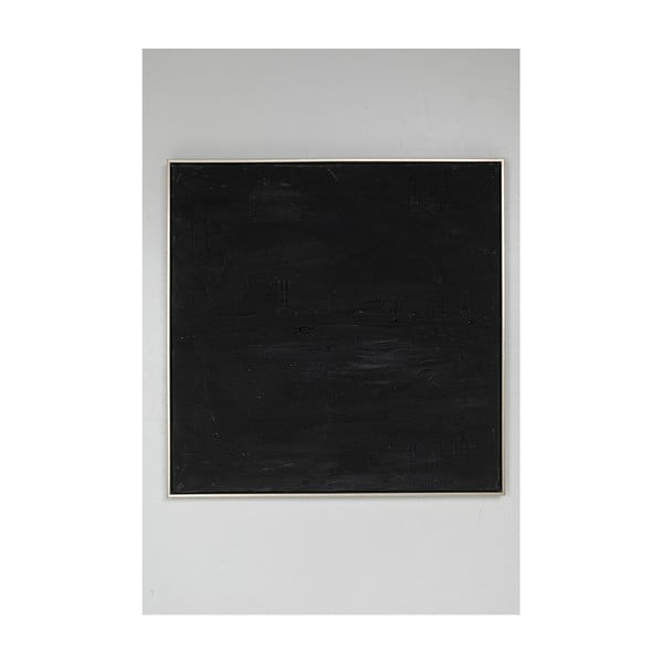 Uljana slika Kare Design Abstract Deep Black, 80 x 80 cm