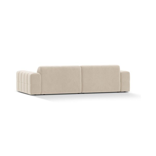 Krem baršunasti sofa 252 cm Chicago – Cosmopolitan Design-image-2