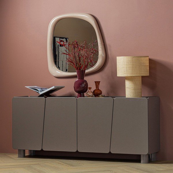 Bordo metalna vaza (visina 38 cm) Auri – WOOOD-image-2