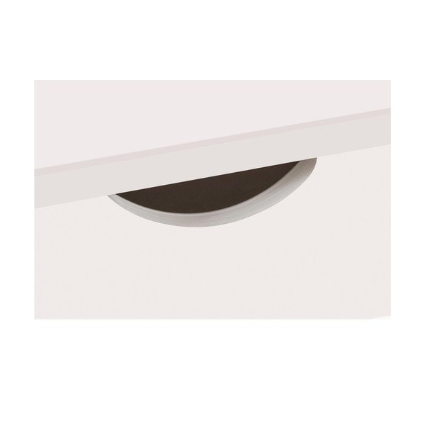 Bijeli radni stol od borovine s policom Støraa Gava-image-1