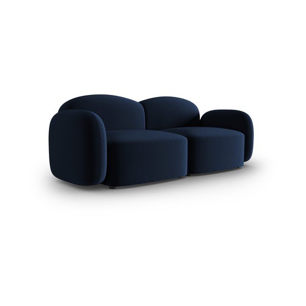Plava baršunasti sofa 194 cm Blair – Micadoni Home-image-2