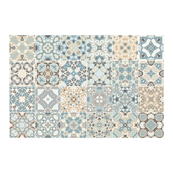 Set s 24 ukrasne naljepnice za zid Ambiance Underwater Garden, 10 x 10 cm-image-2