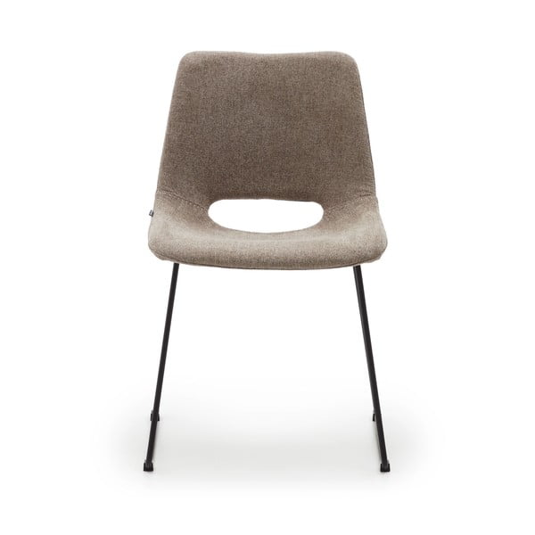 Svjetlo smeđe blagovaonske stolice u setu 1 kom Zahara – Kave Home-image-2