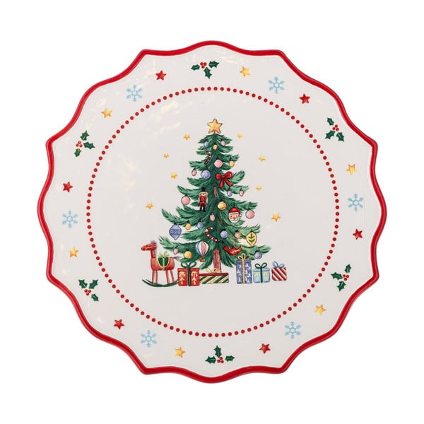 Keramički etažer s božićnim motivom Naive – Bloomingville-image-2