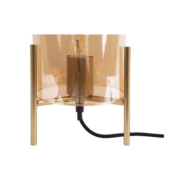 Staklena stolna svjetiljka u zlatnoj boji Leitmotiv stakleno zvono-image-3