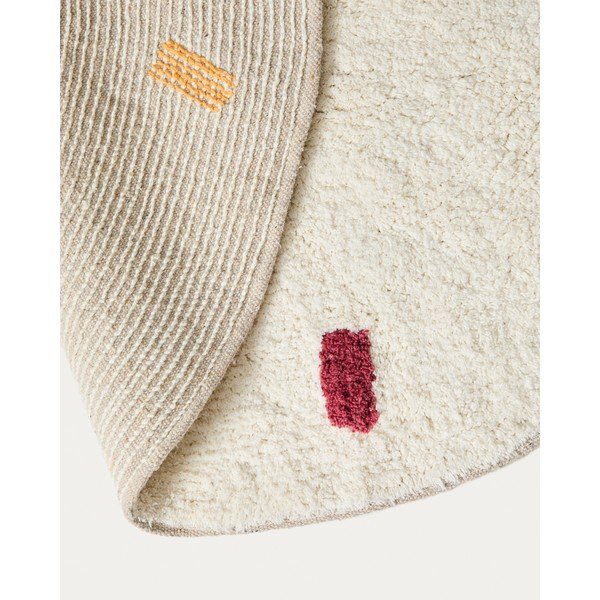 Krem pamučan dječji tepih ø100 cm Epifania – Kave Home-image-3