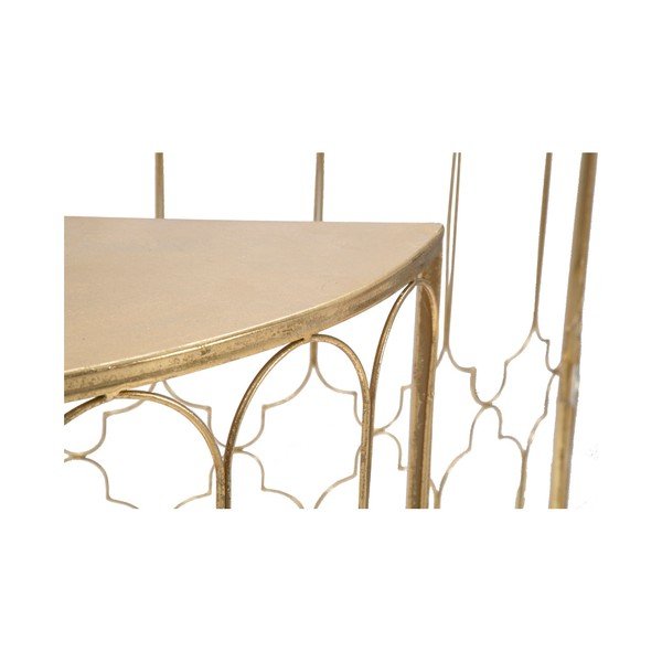 Set od 2 konzolna stola s konstrukcijom u zlatnoj boji Mauro Ferretti Balconette-image-3