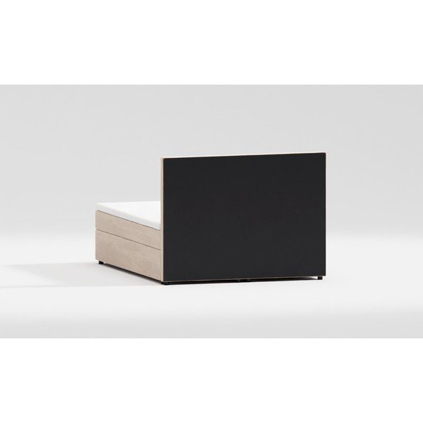Bež boxspring krevet s prostorom za odlaganje 160x200 cm Flip – Ropez-image-4