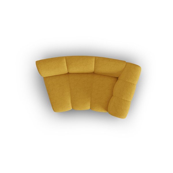Žuta  modularna sjedeća garnitura (s desnim kutom) Lupine – Micadoni Home-image-4
