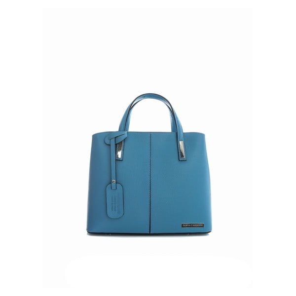 Plava kožna torbica Sofia Cardoni Troso