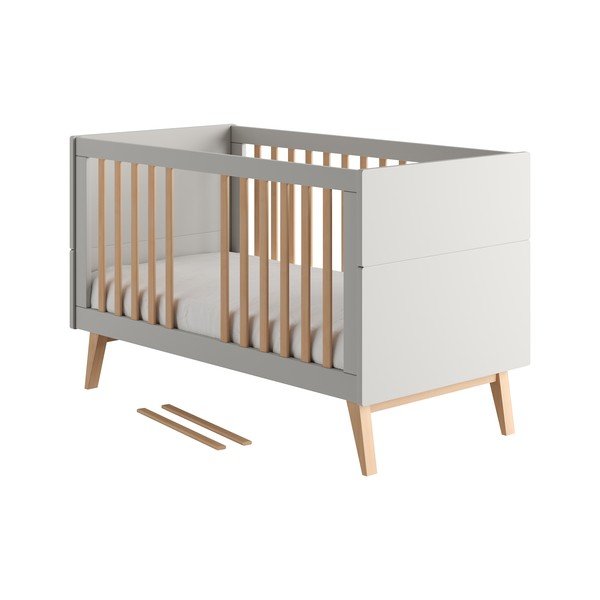 Sivi dječji krevet 70x140 cm Swing – Pinio-image-1