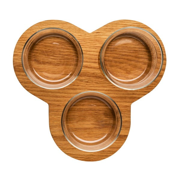 Pladanj sa Sagaform ovalnim hrastovim setom za posluživanje-image-1