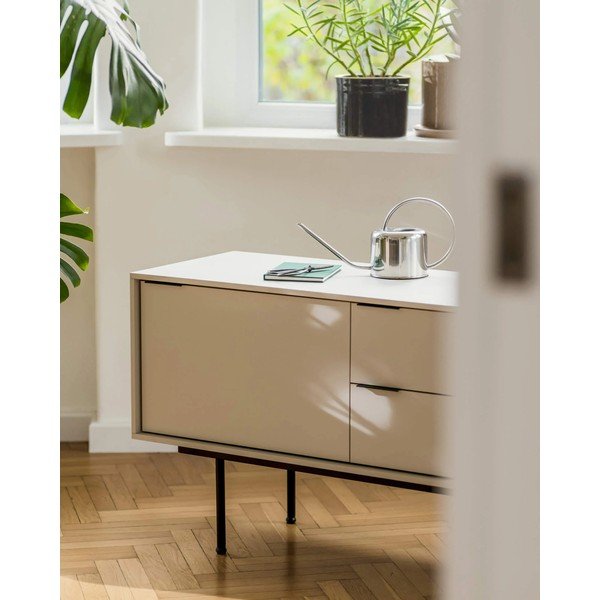 Sivo-bež TV komoda 189x61x42 cm Mod – noo.ma-image-3