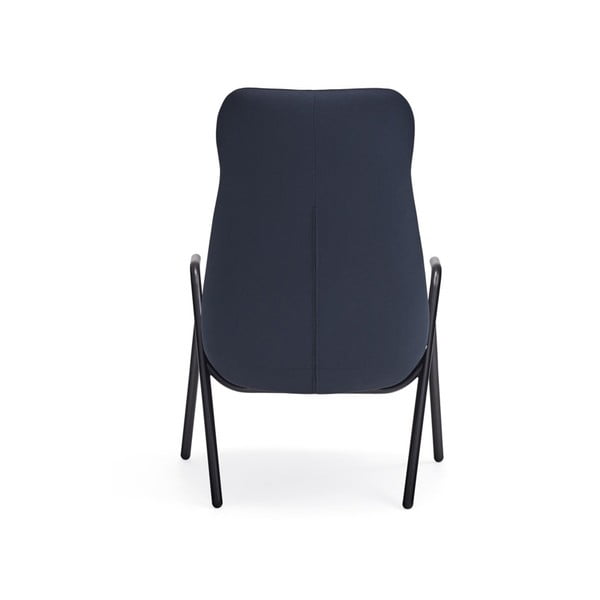 Tamnoplava fotelja Teulat Dins, visina 114 cm-image-4