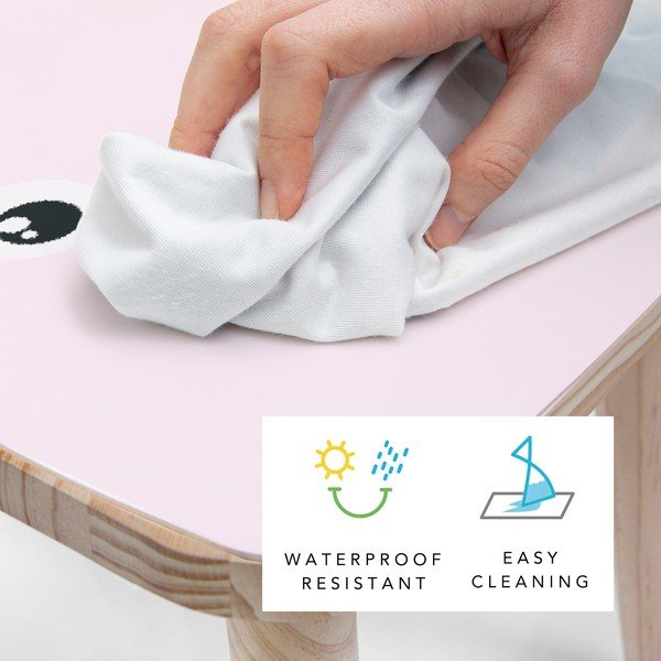 Dječja stolica od masivne borovine Little Nice Things Rose Bunny-image-2