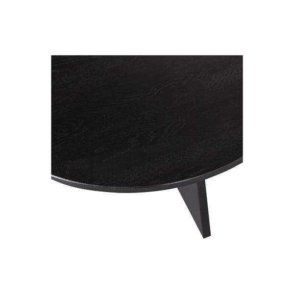 Crni okrugao stolić za kavu ø 90 cm Fries – WOOOD-image-4