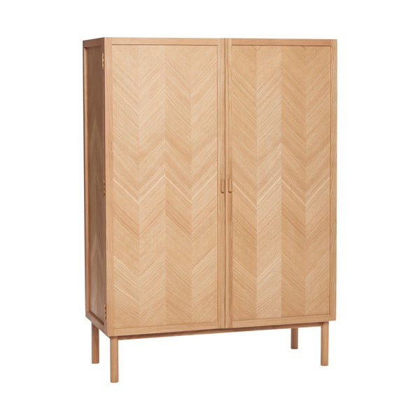 Ormar od hrastovine Hübsch Herringbone