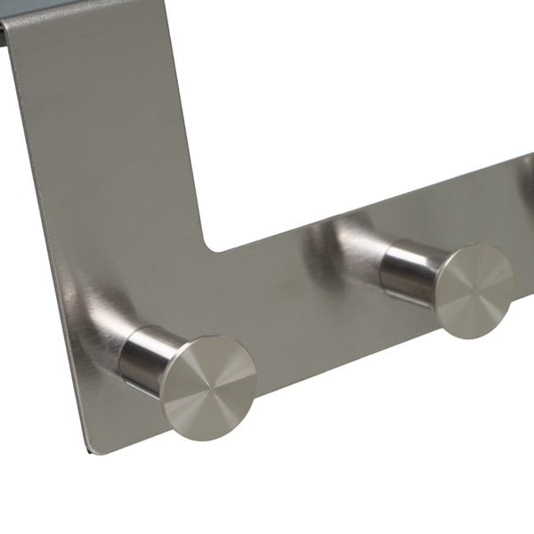 Metalna vješalica za vrata u mat srebrnoj boji 35 cm – Casa Selección-image-3