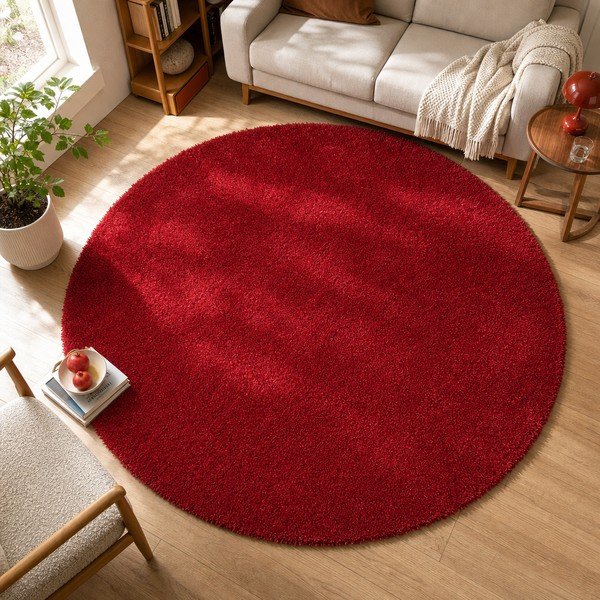 Crveni tepih Universal Aqua Liso, Ø 80 cm-image-4