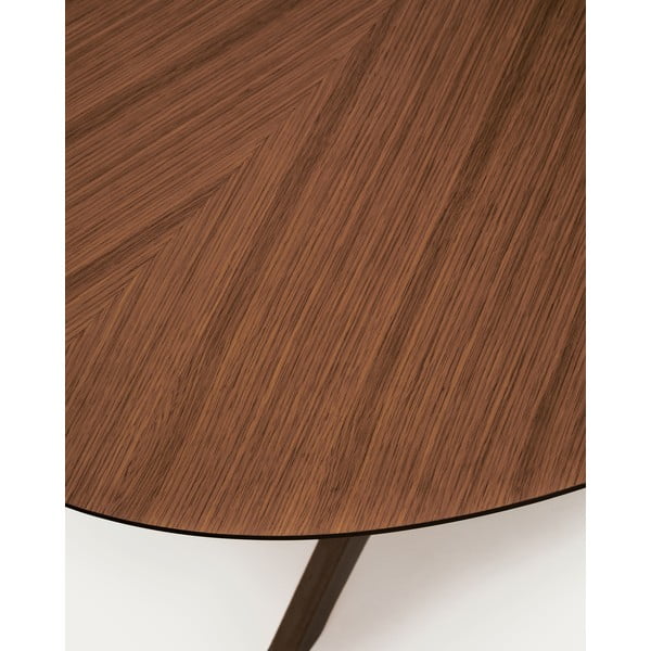 Blagovaonski stol s pločom stola u dekoru oraha 110x180 cm Naanim – Kave Home-image-3