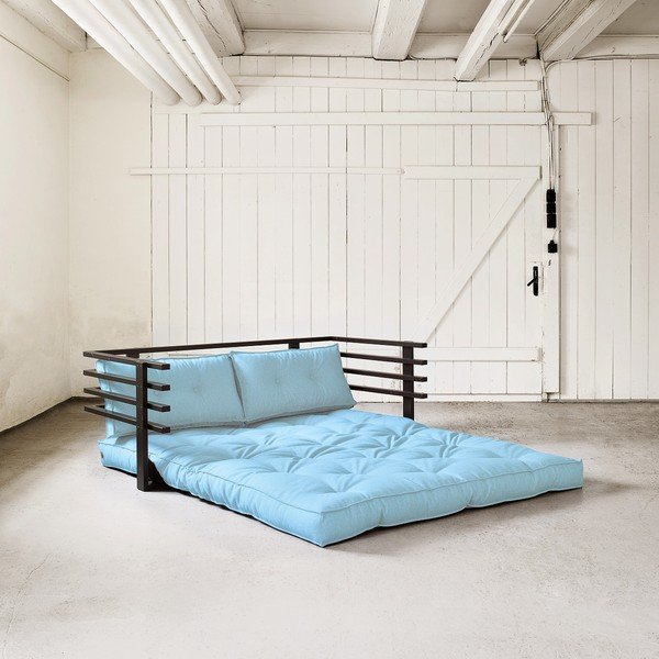 Sofa na razvlačenje Karup Funk Black / Celeste-image-1
